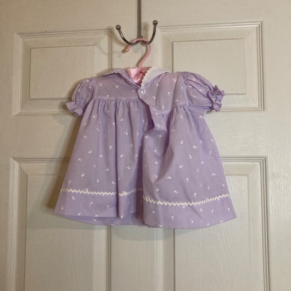 COPY - VINTAGE Purple White Llama Print Dress - Picture 2 of 5